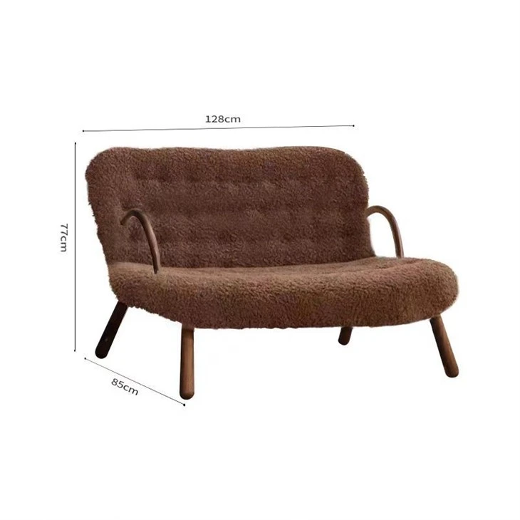 Lamb's Wool Lazy Chair For Home