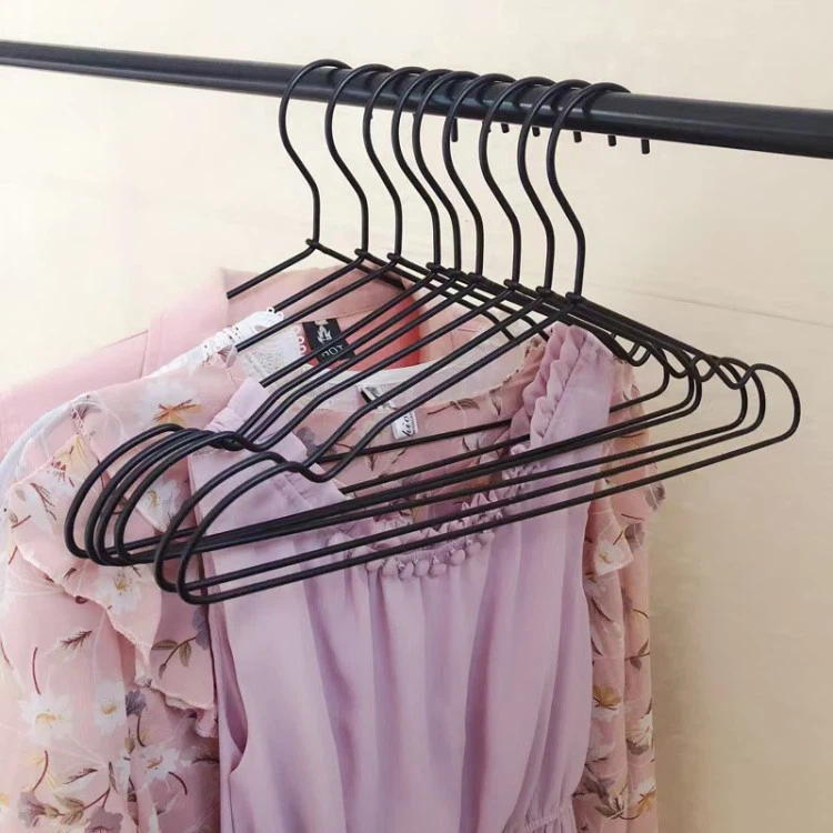 matte black metal hangers strong metal hangers