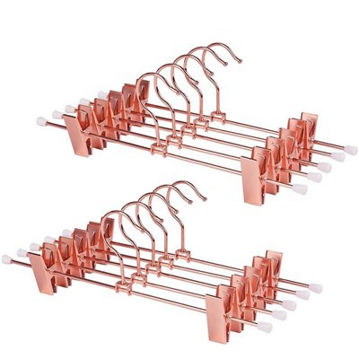 Růžové zlaté ramínka na kalhoty