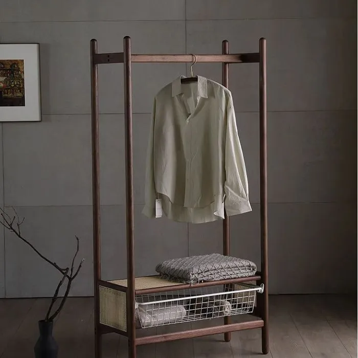 vintage wood hotel hanger luxury wooden hangers(001)